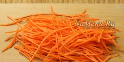 Морковь на зиму по-корейски