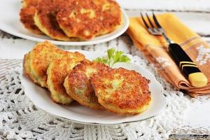 Chum salmon cutlets with melted cheese Interesting ideas and recipe video from the chef
