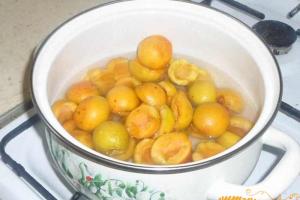 Apricot jelly for the winter step by step instructions