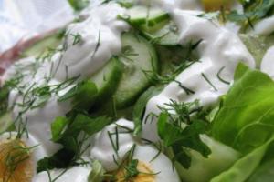 Вкусный зеленый салат рецепт