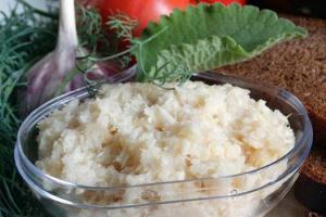 Cooking horseradish at home, recipes