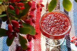 건강하고 맛있는 매자나무 잼 - 겨울철 매자나무 잼의 유익한 특성을 위한 수제 매자나무의 간단한 조리법