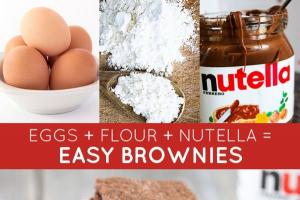 Delicious desserts with only 3 ingredients Recipes with only 3 ingredients