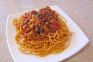 Паста с баклажанами и помидорами — простой вегетарианский ужин Паста из баклажанов: рецепт закуски «Мутабаль»